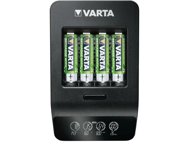 Varta Ladegerät LCD Smart Charger+ inkl. 4xAA 1 Varta Ladegerät LCD Smart Charger+ inkl. 4xAA