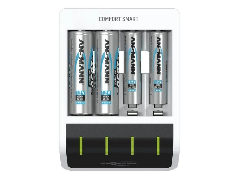 Ansmann Ladegerät Comfort Smart+ 4x AA 2100 mAh 9 Ansmann Ladegerät Comfort Smart+ 4x AA 2100 mAh – Bild 9