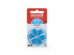 Maxell Europe LTD. Hörgerätebatterie PR44- 675, 6 Stück
