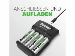 Energizer Ladegerät Base Charger USB inkl. 4x AA 1300 mAh -Günstiges Batterien & Akkus Geschäft 212496717 xxl