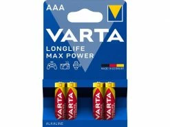 Varta Batterie Longlife Max Power AAA 4 Stück