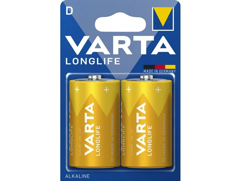 Varta Batterie Longlife D 2 Stück 1 Varta Batterie Longlife D 2 Stück