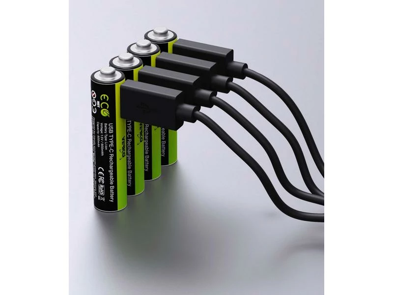 Verico Akku 4x AA 1700 mAh mit USB-C 2 Verico Akku 4x AA 1700 mAh mit USB-C – Bild 2