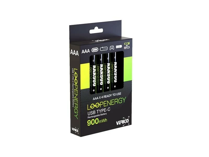 Verico Akku 4x AA 1700 mAh mit USB-C 4 Verico Akku 4x AA 1700 mAh mit USB-C – Bild 4