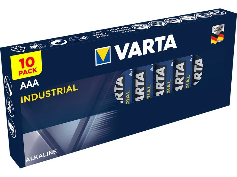 Varta Batterie Industrial AAA 10 Stück 1 Varta Batterie Industrial AAA 10 Stück