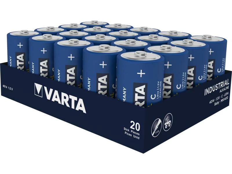 Varta Batterie Industrial C 20 Stück 1 Varta Batterie Industrial C 20 Stück