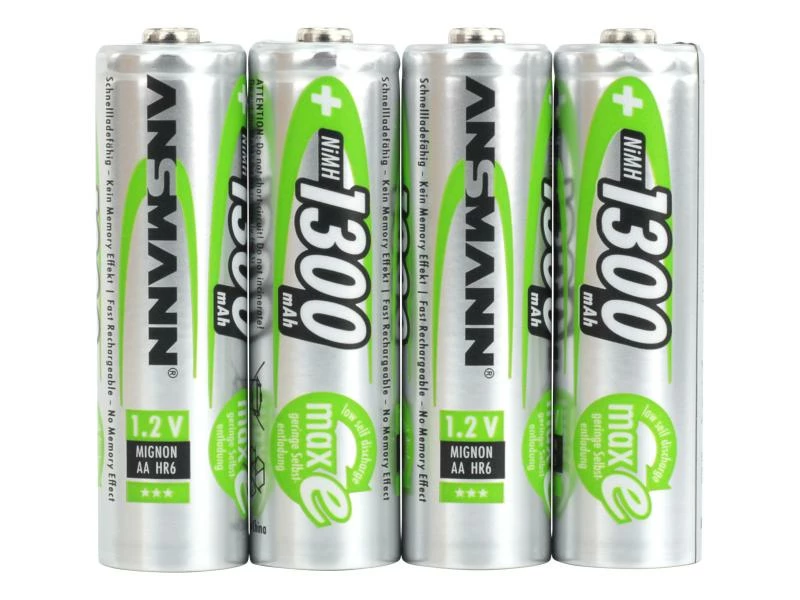 Ansmann Akku 4x AA 1300 mAh 4 Ansmann Akku 4x AA 1300 mAh – Bild 4