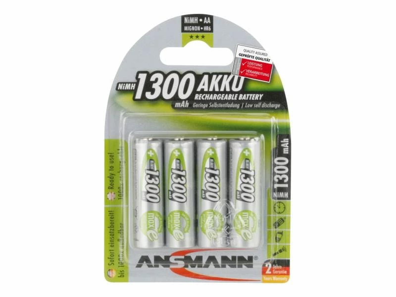 Ansmann Akku 4x AA 1300 mAh 1 Ansmann Akku 4x AA 1300 mAh