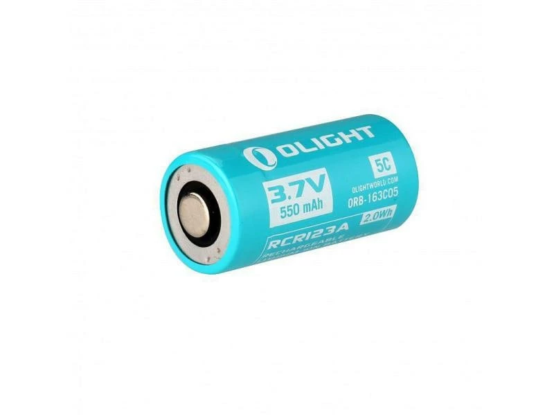 Olight Akku RCR123 550 mAh 1 Olight Akku RCR123 550 mAh