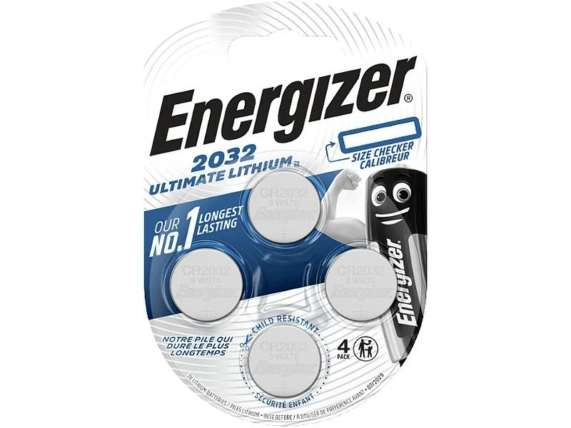 Energizer Knopfzelle CR 2032 Ultimate Lithium 4 Stück 1 Energizer Knopfzelle CR 2032 Ultimate Lithium 4 Stück
