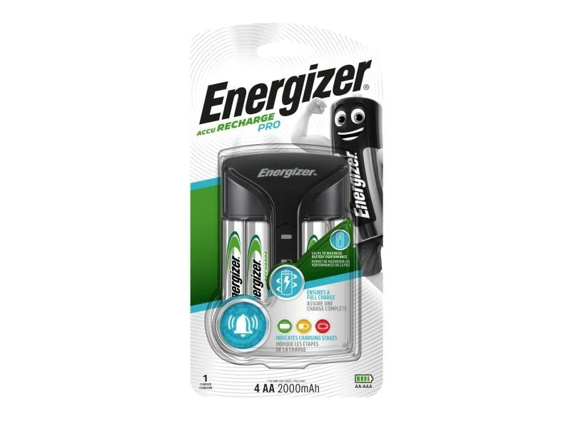 Energizer Ladegerät Pro inkl. 4x AA 2000 mAh 1 Energizer Ladegerät Pro inkl. 4x AA 2000 mAh