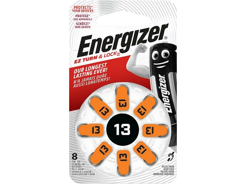 Energizer Hörgerätebatterie 13 8 Stück 1 Energizer Hörgerätebatterie 13 8 Stück