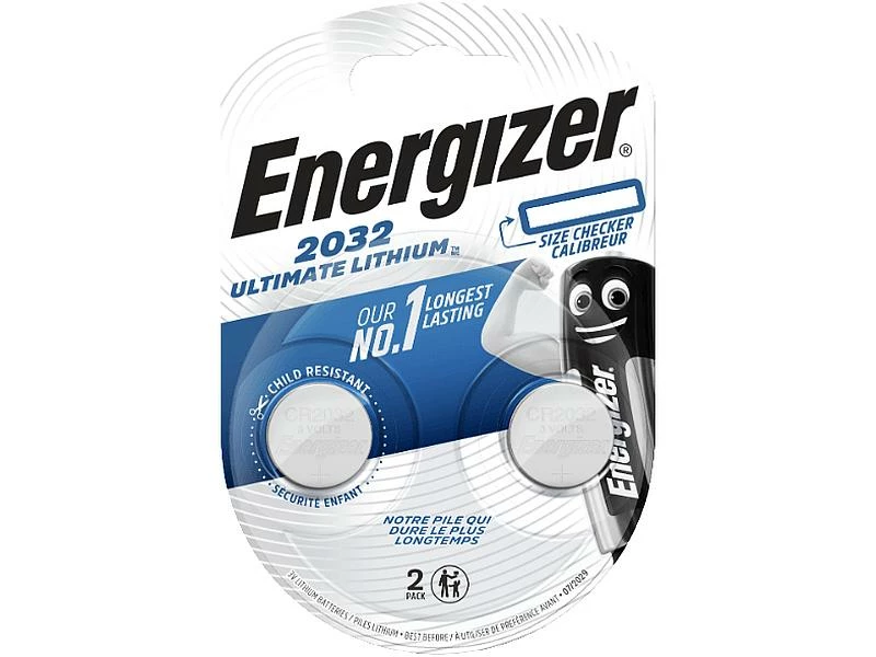 Energizer Knopfzelle CR 2032 Ultimate Lithium 2 Stück 1 Energizer Knopfzelle CR 2032 Ultimate Lithium 2 Stück
