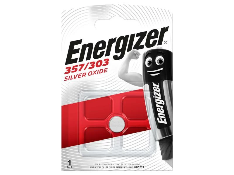 Energizer Knopfzelle 357/303 Silberoxid 1 Stück 1 Energizer Knopfzelle 357/303 Silberoxid 1 Stück